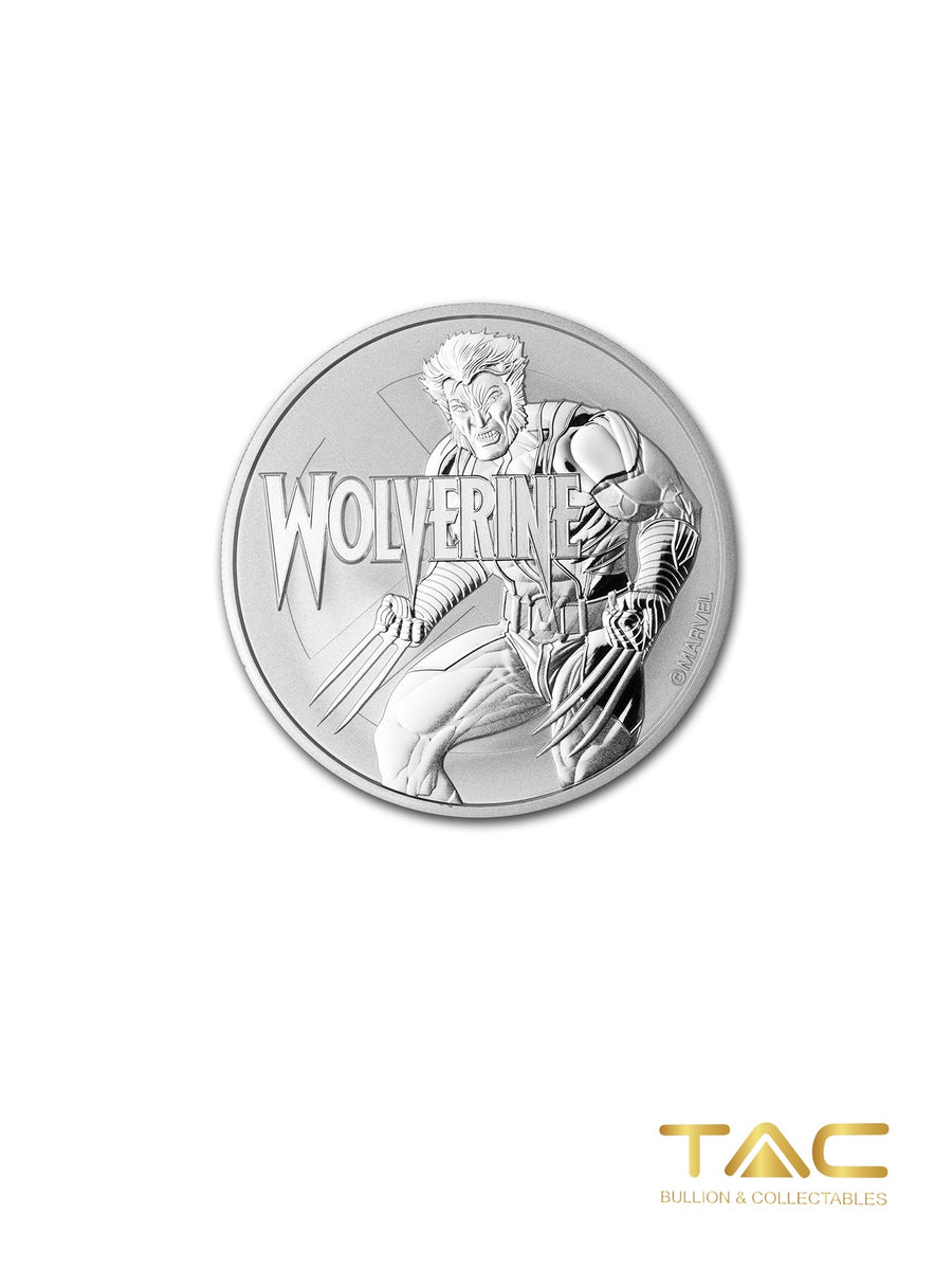 1 oz Silver Coin - 2021 Marvel Series Wolverine - Perth Mint