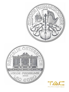 1 oz Silver Coin - 2023 Austria Philharmonic - Austrian Mint