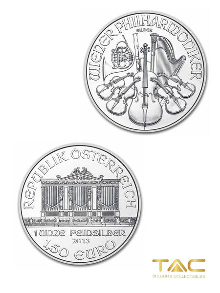 1 oz Silver Coin - 2023 Austria Philharmonic - Austrian Mint