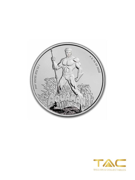1 oz Silver Coin - 2023 DC Comics: Aquaman - Somoa/ NZ Mint
