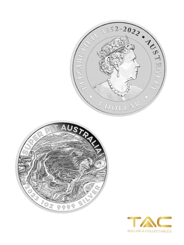 1 oz Silver Coin - 2023 Australian Superpit - Perth Mint