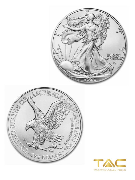 1 oz Silver Coin - 2023 American Silver Eagle - US Mint