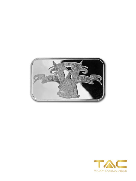 1 oz Silver Bullion Bar - Apmex (Original Design) - Apmex Mint USA