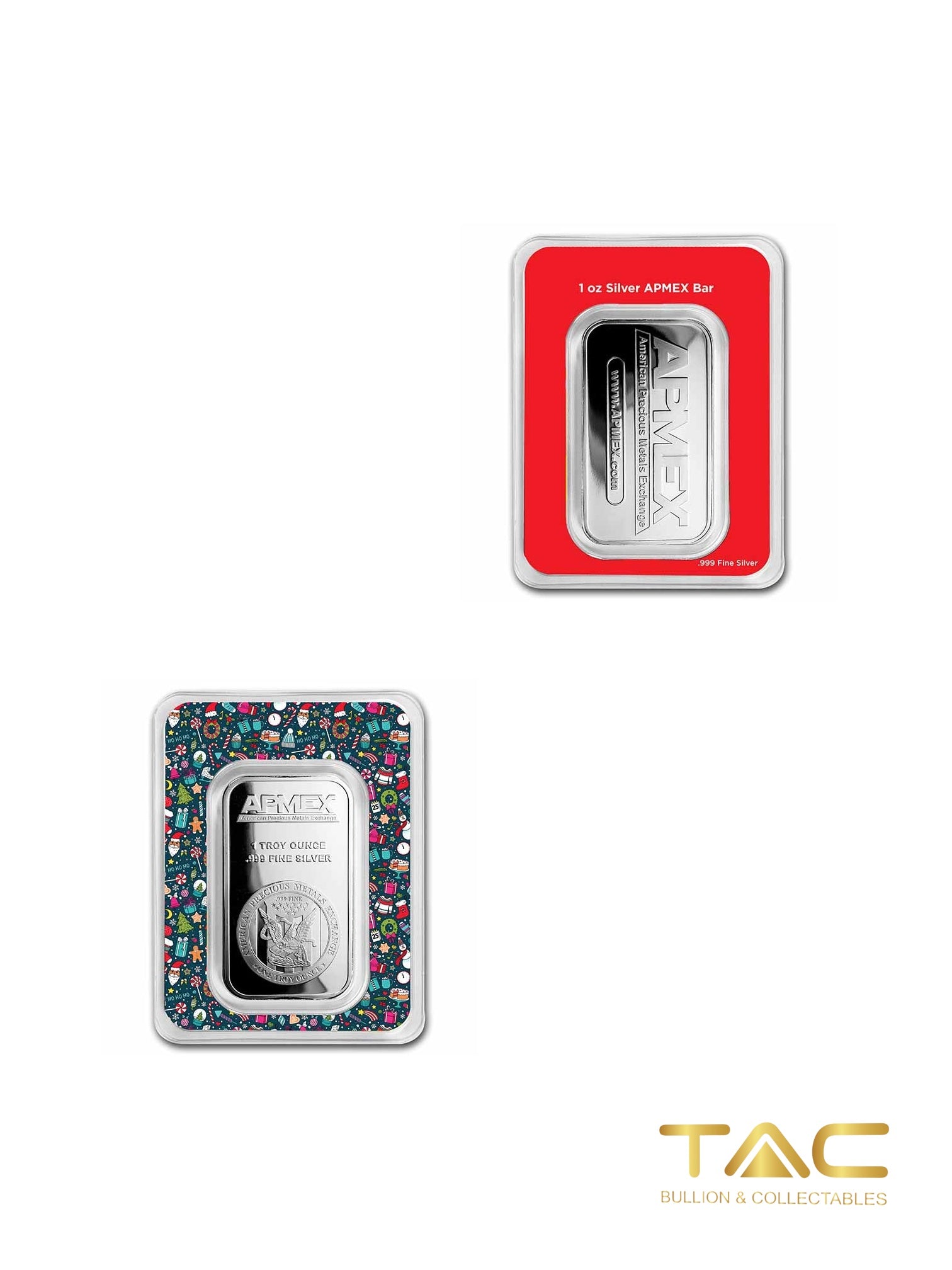 1 oz Silver Bullion Minted - Christmas Edtion (Collage) - Apmex Mint USA