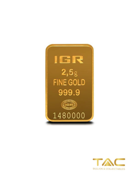 2.5 gram Gold Bullion Minted - Istanbul Gold Refinery