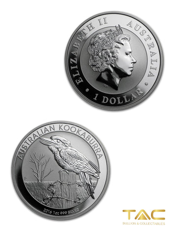 1 oz Silver Coin - 2016 Kookaburra - Perth Mint