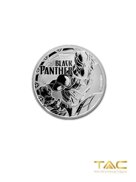 1 oz Silver Coin - 2018 Marvel Series Black Panther - Perth Mint/ Tuvalu
