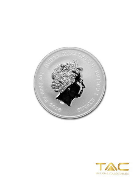 1 oz Silver Coin - 2018 Marvel Series Black Panther - Perth Mint/ Tuvalu