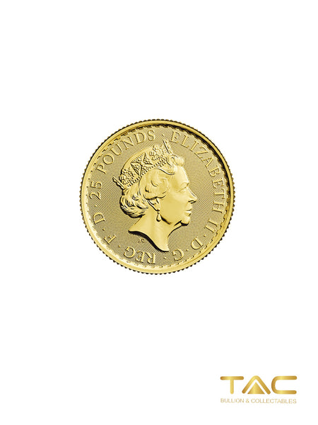 1/4 oz Gold Coin - 2020 Great Britain Britannia - Royal Mint