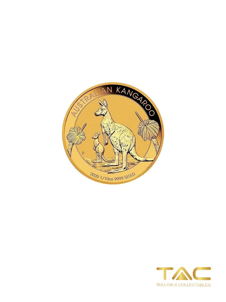 1/10 oz Gold Coin - 2020 Kangaroo - Perth Mint