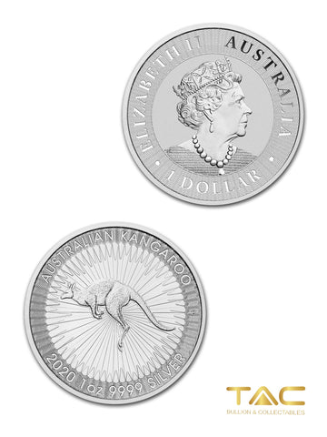 1 oz Silver Coin - 2020 Kangaroo - Perth Mint