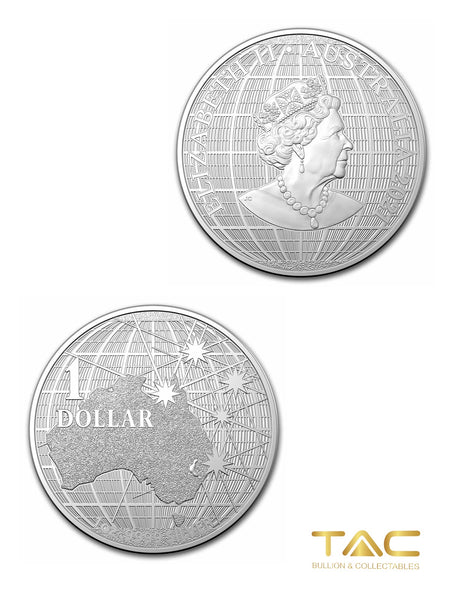 1 oz Silver Coin - 2021 Beneath the Southern Skys (Platypus) - Royal Australian Mint