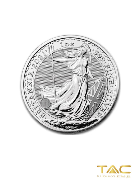 1 oz Silver Coin - 2021 Great Britain Britannia - Royal Mint