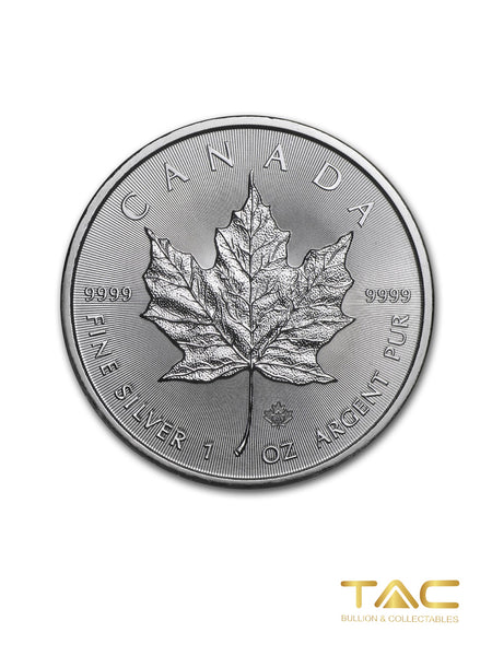 1 oz Silver Coin - 2021 Canadian Maple Leaf - Canadian Royal Mint