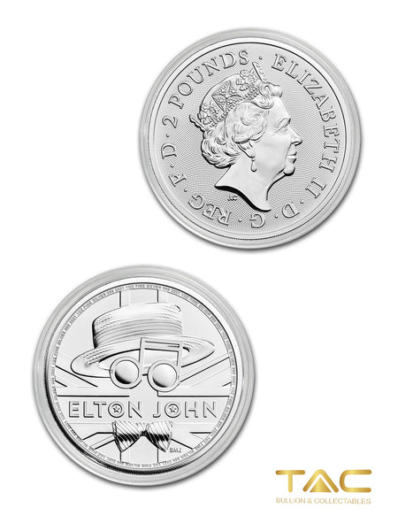1 oz Silver Coin - 2021 Elton John - Royal Mint
