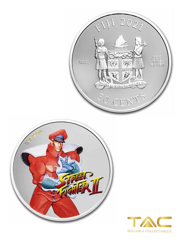 1 oz Silver Coin - 2021 Silver Street Fighter II 30th Anniversary: M Bison - Fiji
