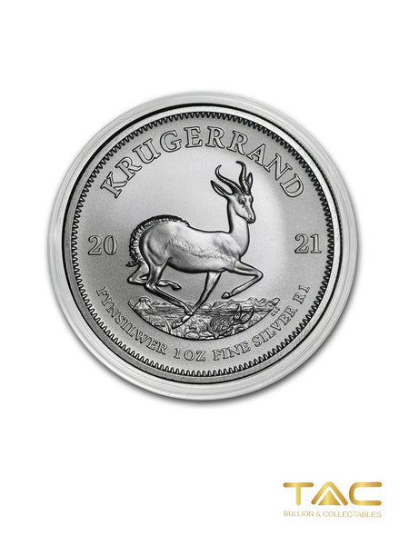 1 oz Silver Coin - 2021 Krugerrand- South African Mint