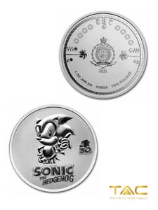 1 oz Silver Coin - 2021 Sonic - Niue/ NZ Mint