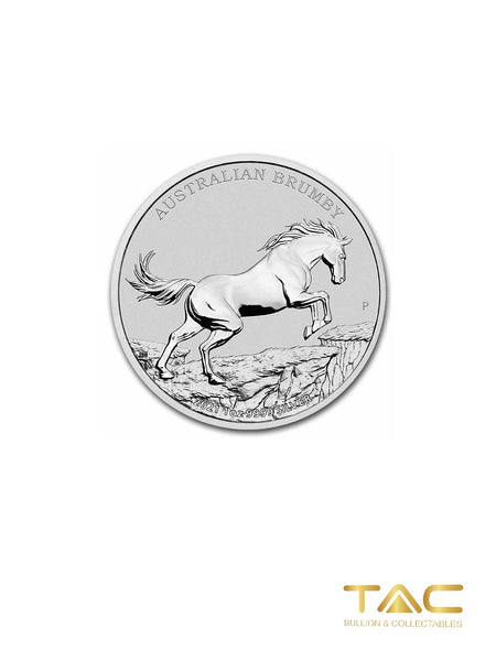 1 oz Silver Coin - 2021 Brumby - Perth Mint