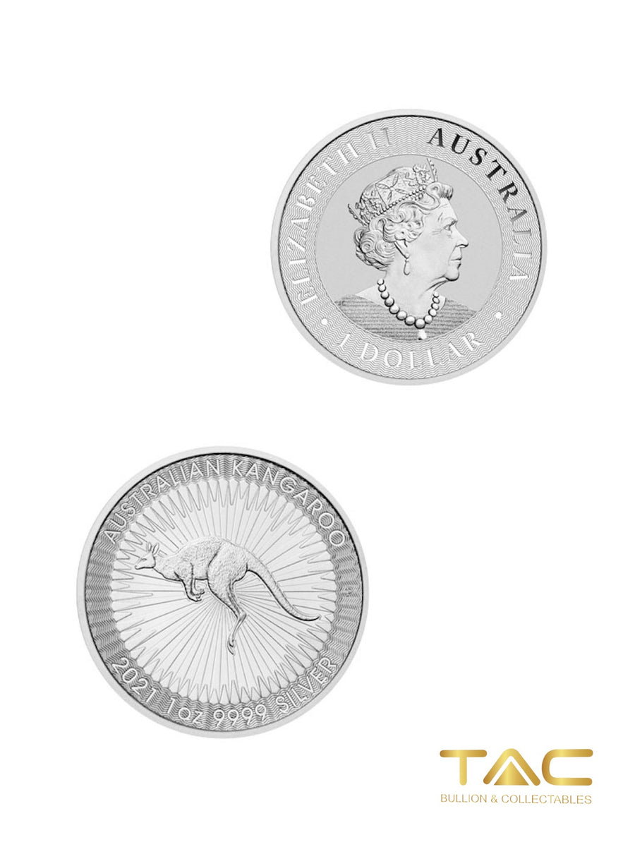 1 oz Silver Coin - 2021 Kangaroo - Perth Mint – TAC Bullion and ...