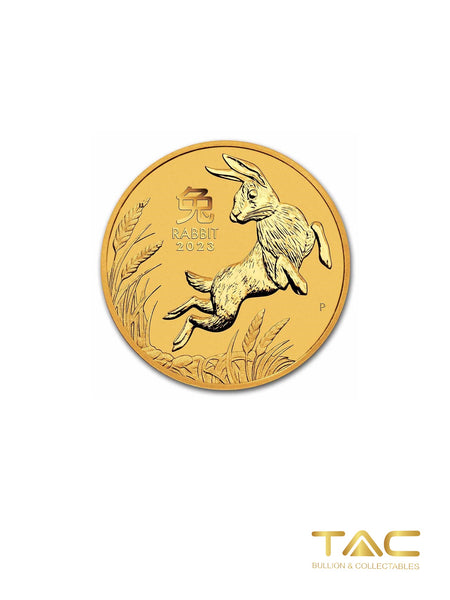 1/10 oz Gold Coin - 2023 Year of the Rabbit - Perth Mint