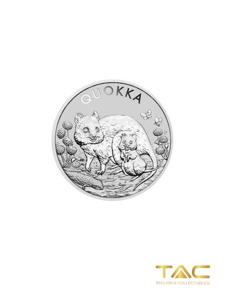1 oz Silver Coin - 2021 Australian Quokka - Perth Mint