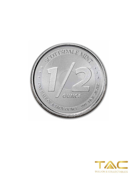 1/2 oz Silver Round - Scottsdale Lion - Scottsdale Mint