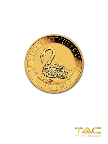 1 oz Gold Coin - 2021 Swan - Perth Mint