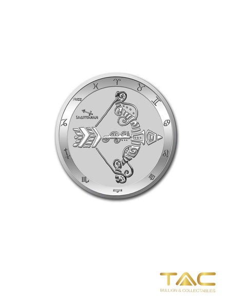 1 oz Silver Coin - 2021 Zodiac Series: Sagittarius - Tokelau