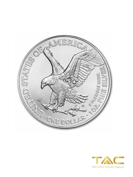 1 oz Silver Coin - 2021 American Silver Eagle - US Mint - Type 2