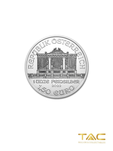 1 oz Silver Coin - 2022 Austria Philharmonic - Austrian Mint