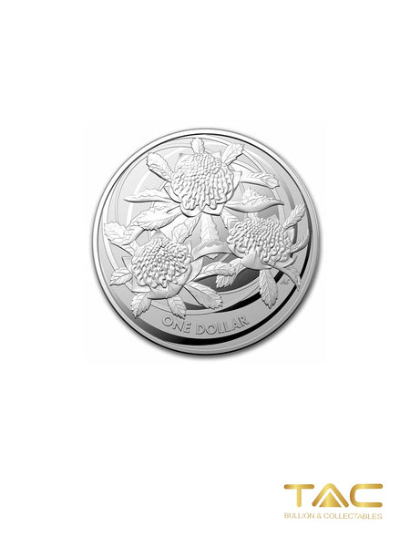 1 oz Silver Coin - 2022 Wildflowers - Royal Australian Mint