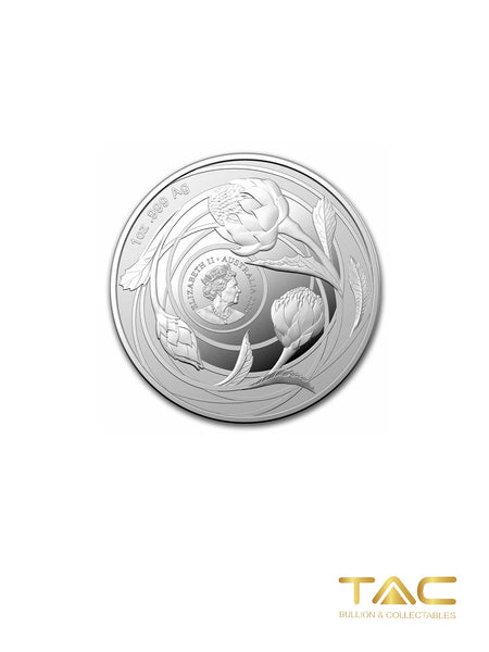 1 oz Silver Coin - 2022 Wildflowers - Royal Australian Mint