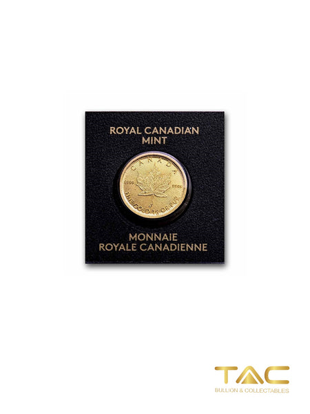 1 gram Gold Coin - 2022 Canadian Maple Leaf - Canadian Royal Mint