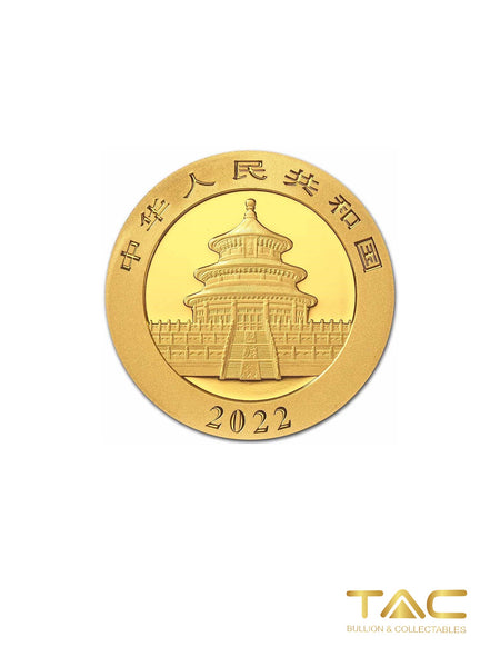 1 gram Gold Coin - 2022 Gold Panda - China Mint