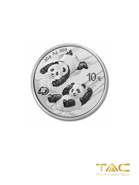 30 gram Silver Coin - 2022 Silver Panda - China Mint