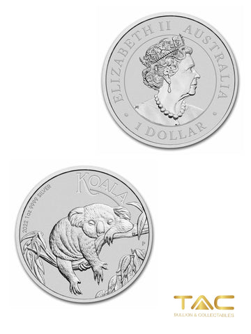 1 oz Silver Coin - 2022 Koalas - Perth Mint