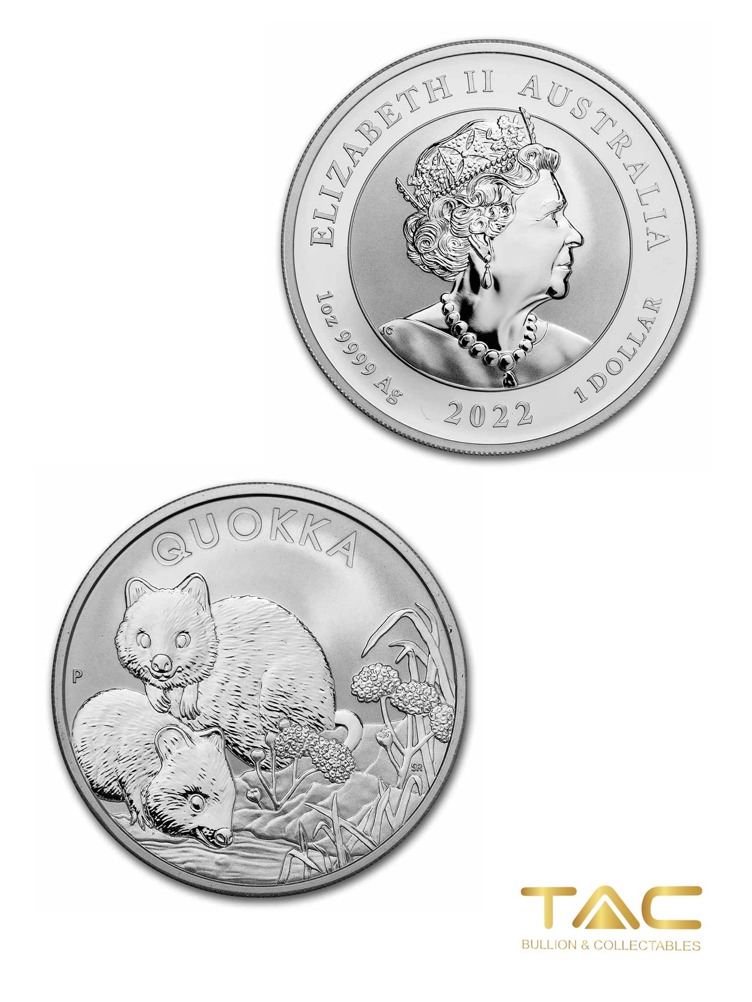 1 oz Silver Coin - 2022 Australian Quokka - Perth Mint