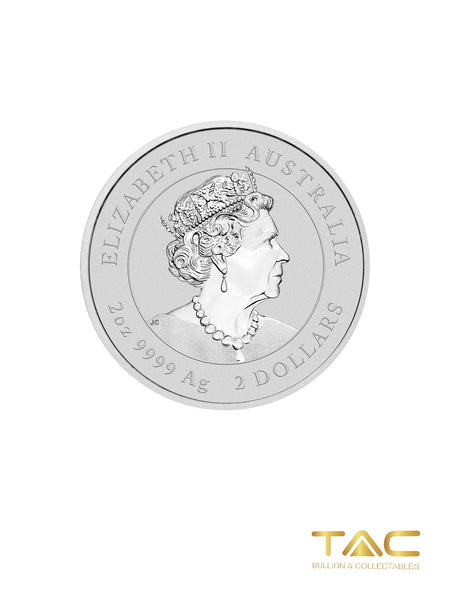 2 oz Silver Coin - 2022 Silver Lunar Tiger (Series III) - Perth Mint