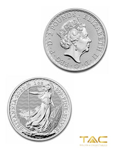 1 oz Silver Coin - 2022 Great Britain Britannia - Royal Mint