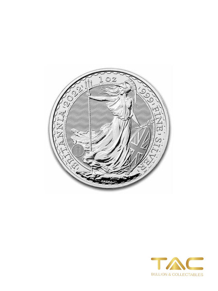 1 oz Silver Coin - 2022 Great Britain Britannia - Royal Mint
