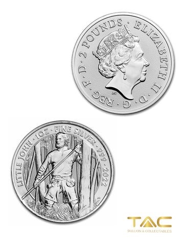 1 oz Silver Coin - 2022 Little John - Royal Mint