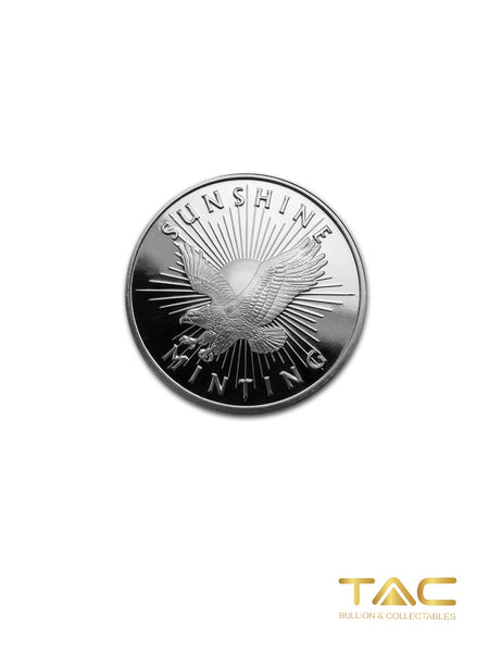 1 oz Silver Round - Eagle (Mint Mark SI) - Sunshine Mint