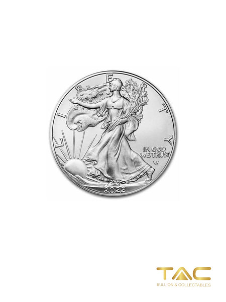 1 oz Silver Coin - 2022 American Silver Eagle - US Mint