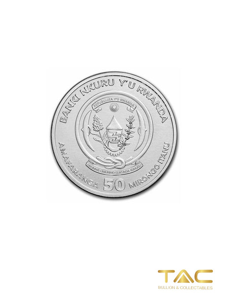 1 oz Silver Coin - 2023 African Ounce Nile Crocodile - Rwanda