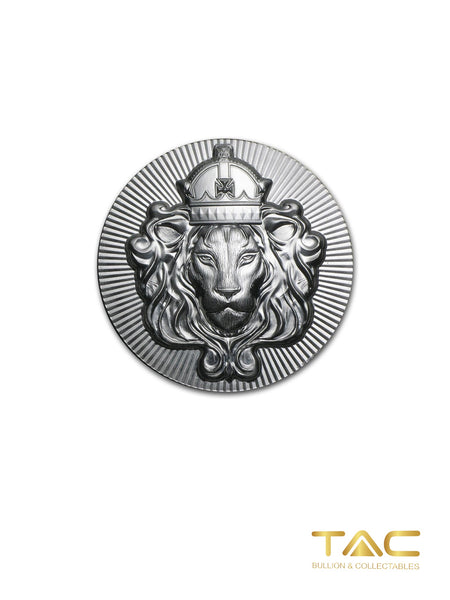 2 oz Silver Bullion Round - Lion Stacker® - Scottsdale Mint