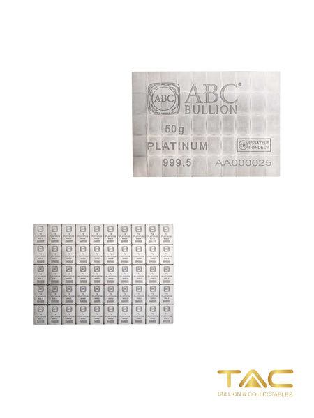 1 gram Platinum Bullion Bar - ABC ComniBar - ABC Bullion
