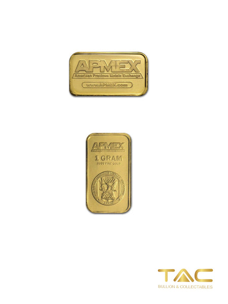 1 gram Gold Bullion Minted - Apmex - Apmex Mint USA