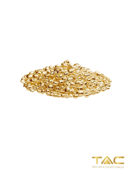 2 gram Gold Shot/ Granule - 999 Fine Gold w/ COA - TAC Bullion #20GSG112201