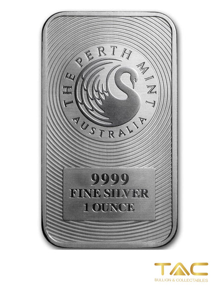 1 oz Silver Bullion Minted - Kangaroo Silver Bar - Perth Mint